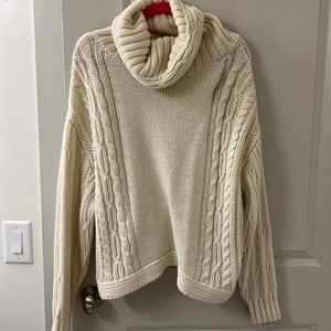 Top shop oversized cream sweater